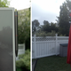 The InkNote Color being used to photography a patio umbrella.